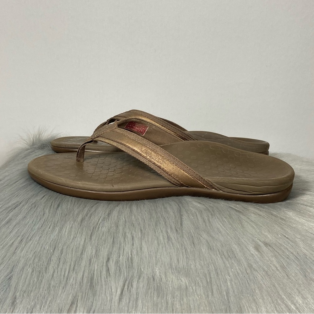 Vionic Tide II Tan Sandal Flip Flops Sandals Size 10
